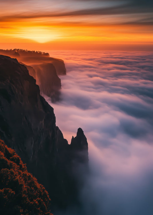 Sunset Above the Clouds
