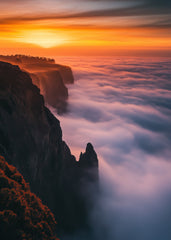 Sunset Above the Clouds