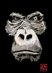 Angry gorilla
