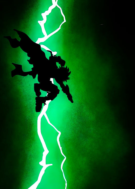 Deku Silhouette Lightning, My Hero Academia