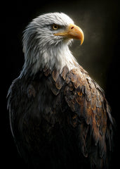 Majestic Eagle Stands Proud