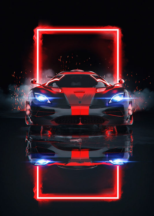Koenigsegg Agera R: Neon Red 