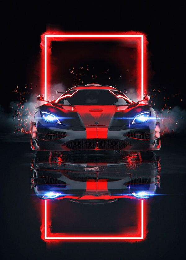 Koenigsegg Agera R: Neon Red