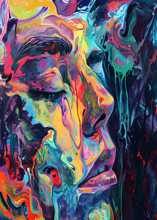 Psychedelic Abstract Portrait
