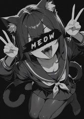 Anime cat girl 