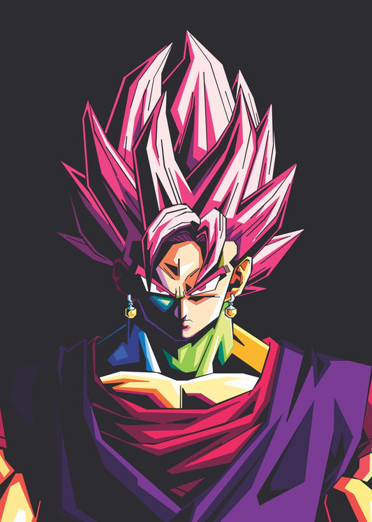 Goku Super Saiyan God Popart