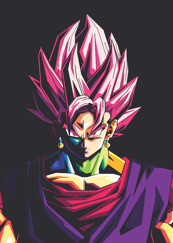 Goku Super Saiyan God Popart