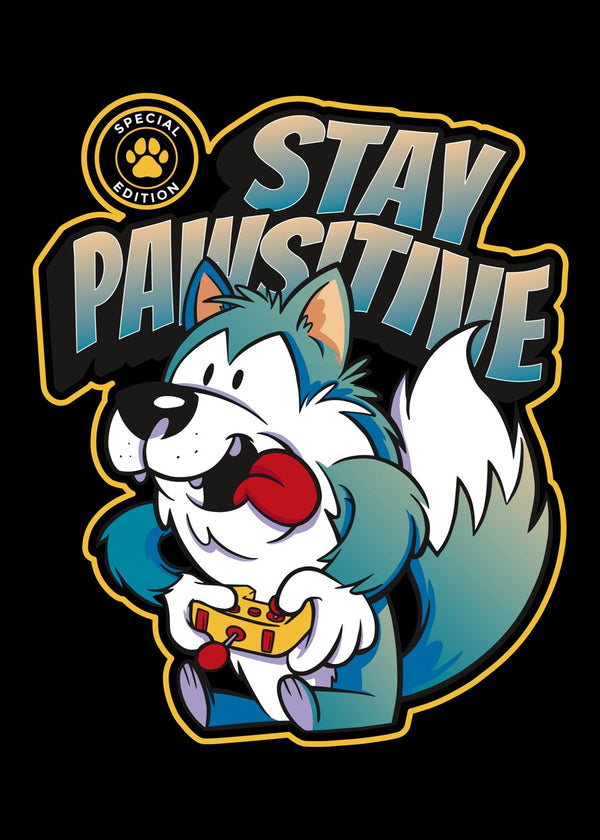 Gaming Mascot - Stay Pawsitive