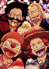 Gol D. Roger and luffy, One Piece