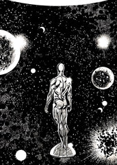 Silver Surfer in space