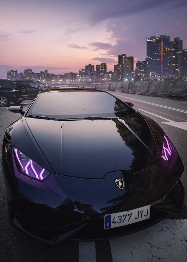 Purple Lamborghini