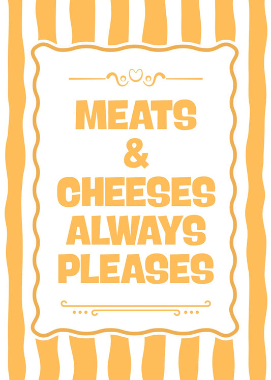 Meats & cheeses always pleases