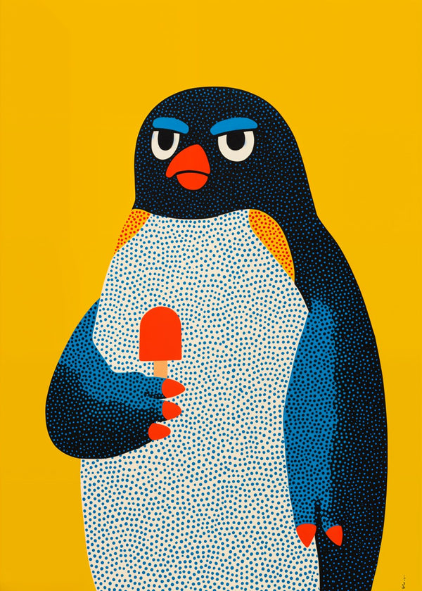 Penguin with Popsicle