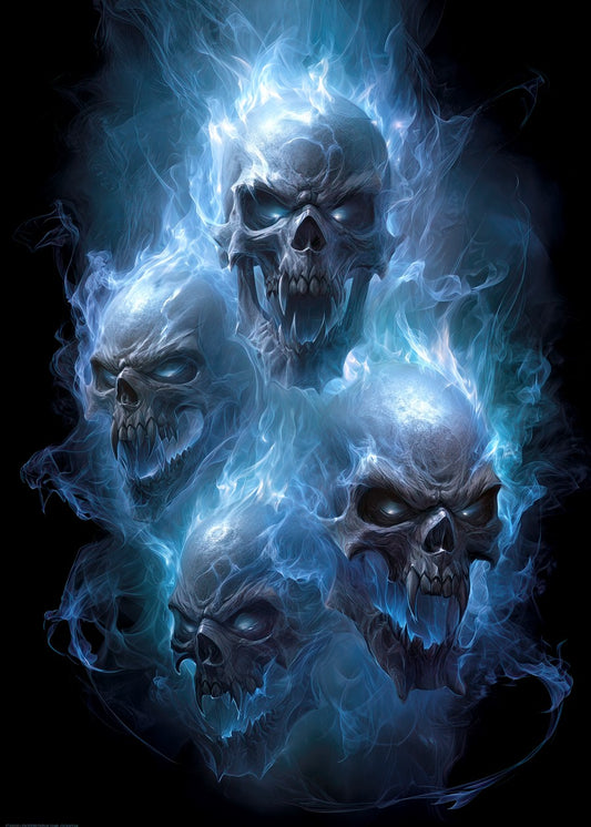 Cluster of Fierce Skulls
