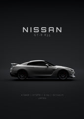 Nissan GT-R 2024 White