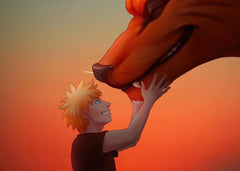 Naruto and Kurama 