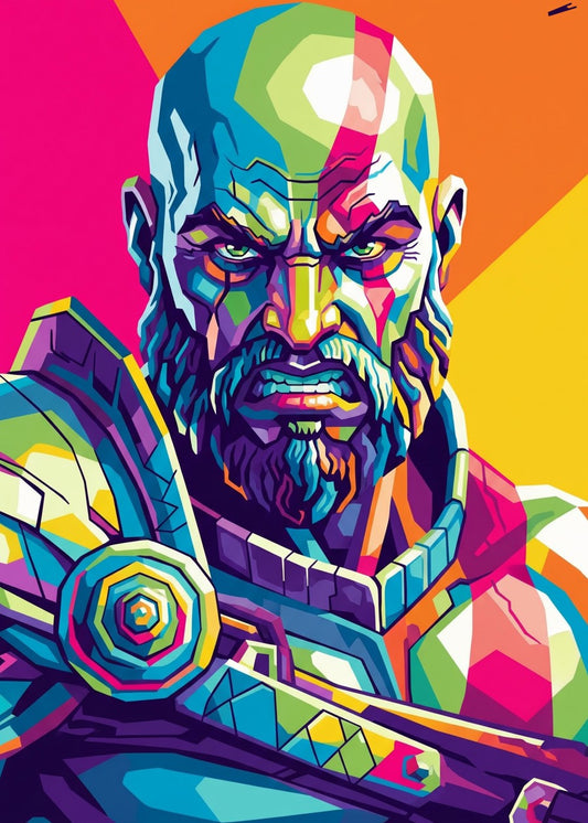 God Of War - WPAP art