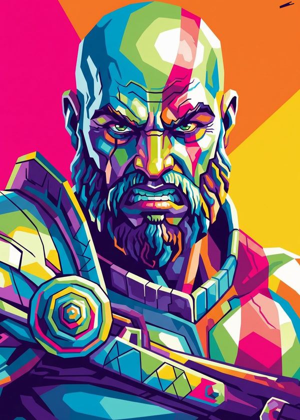 God Of War - WPAP art