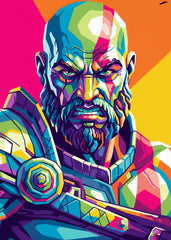 God Of War - WPAP art
