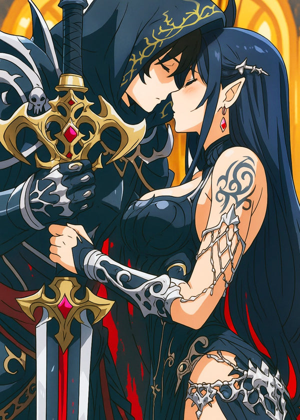 Dark Knight and Elf Princess