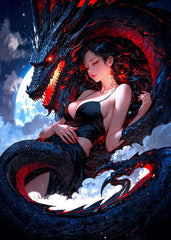 Beautiful Sleeping Dragon Girl