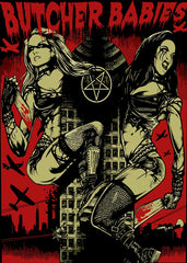 Butcher Babies Illustration