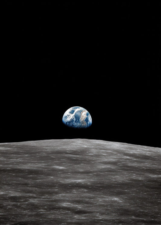 Earth Seen From The Moon