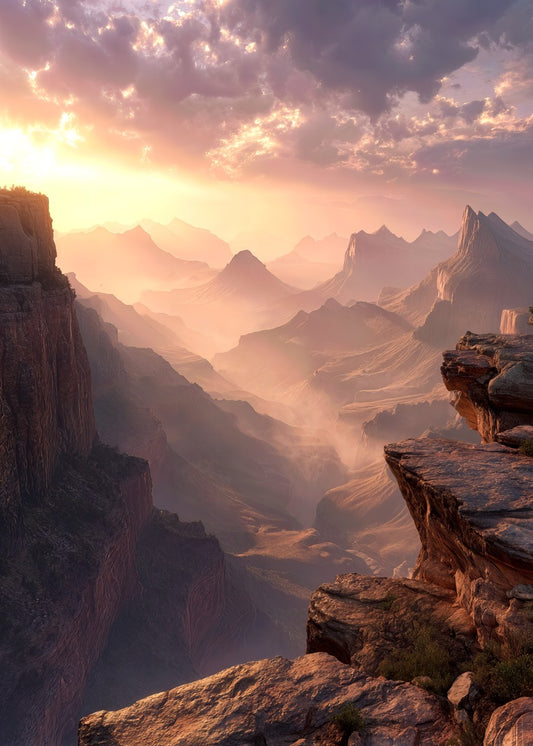 Majestic Landscape at Sunset