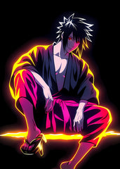 Sasuke Uchiha Neon Power, Naruto