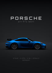 2021 Porsche GT3 Shark Blue
