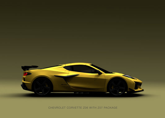 Chevrolet Corvette C8 Yellow
