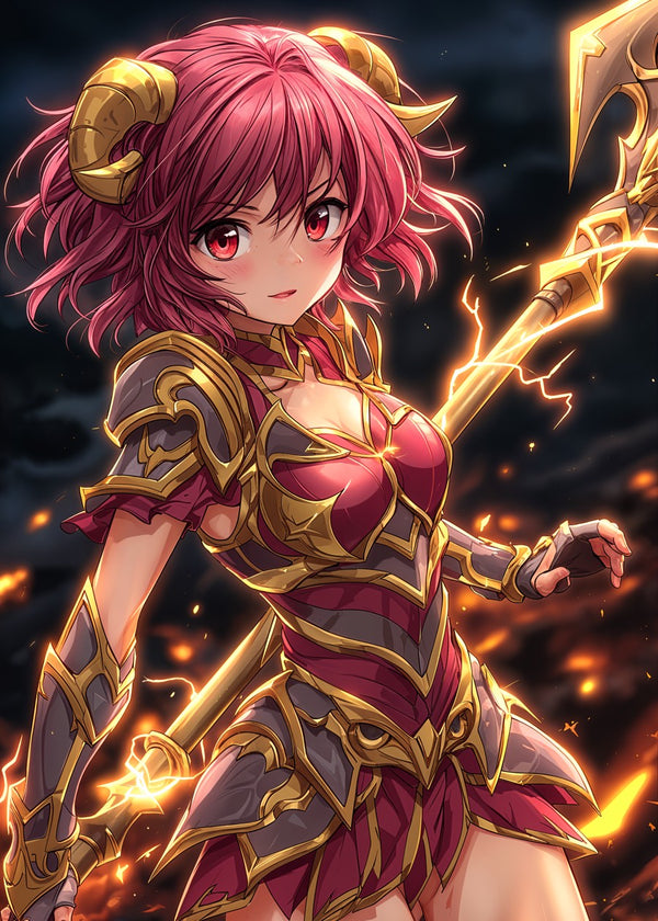 Crimson Horned Valkyrie