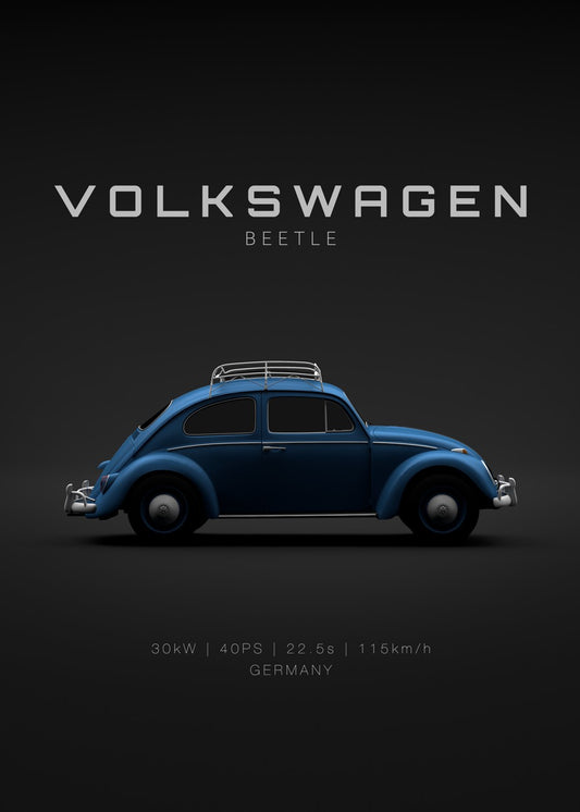 Volkswagen Beetle 1963 - Blue