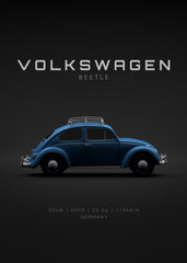 Volkswagen Beetle 1963 - Blue