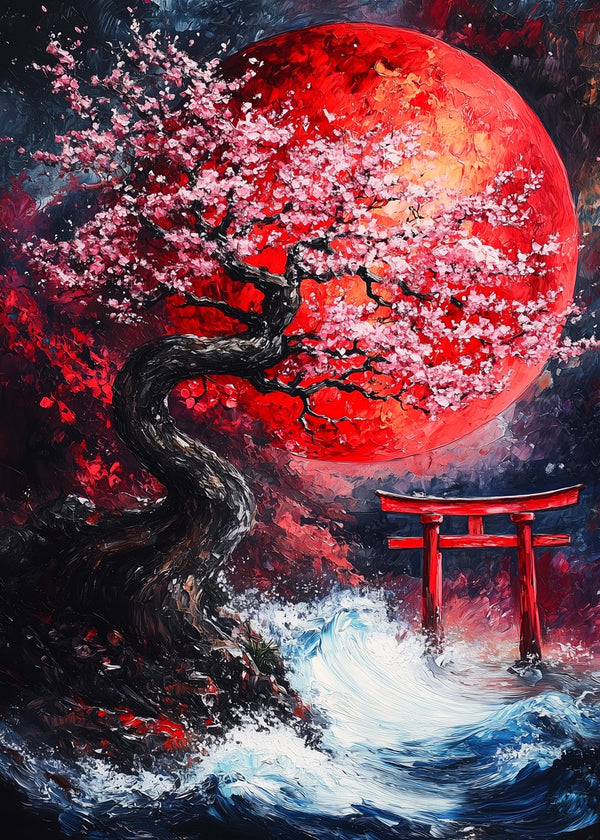 Red Moon Japanese Blossom