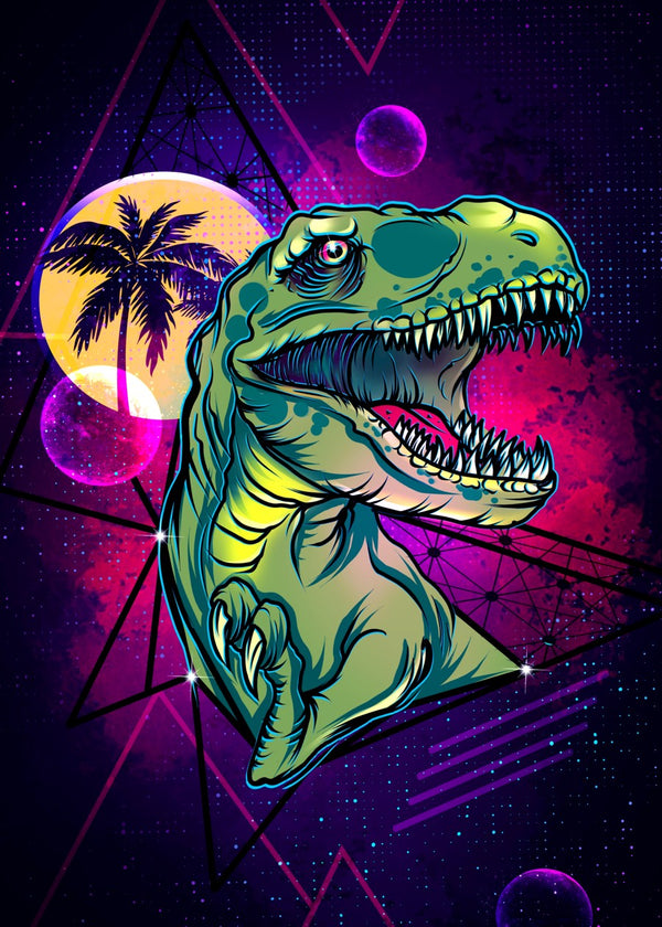 Aesthetic Retro T-Rex