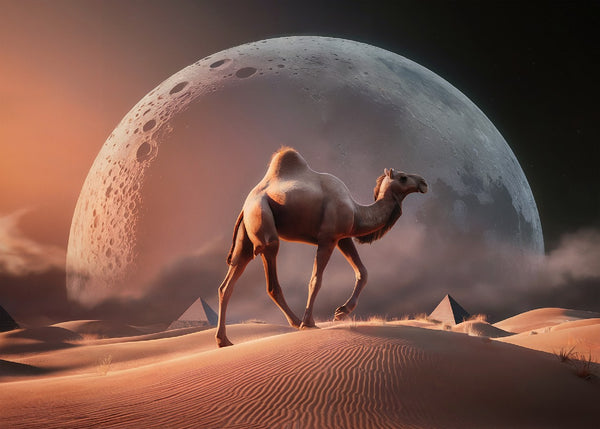 Surreal Desert Landscape