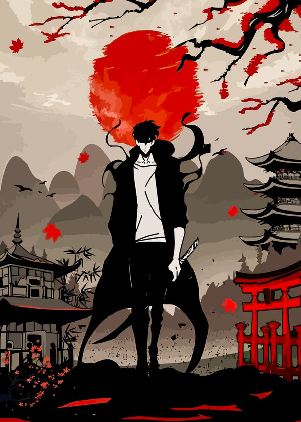 Sung Jin Woo Solo Leveling, Japanese style