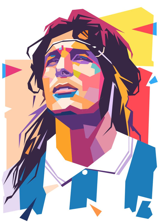 Claudio Caniggia pop art