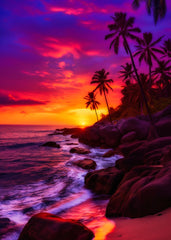 Sunset Beach Scenery