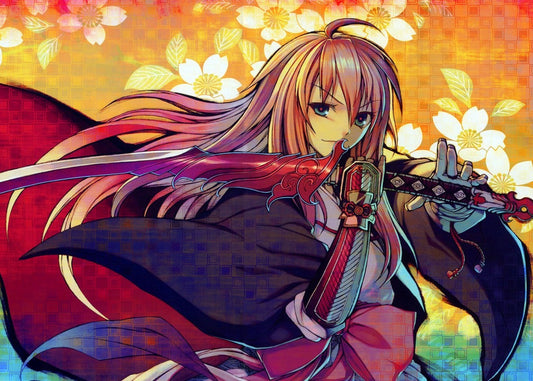 Colorful Anime Sword Girl