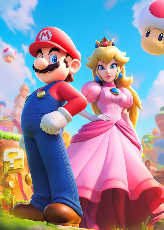 Princess Peach and mario