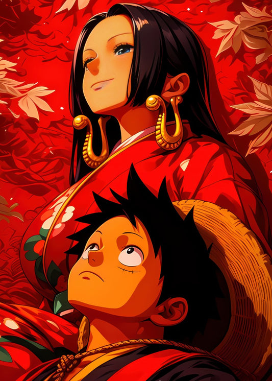 Luffy and Boa Hancock