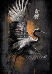 Ink Crane Ascension