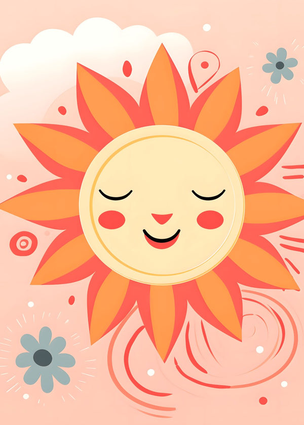 Happy Sun Illustration