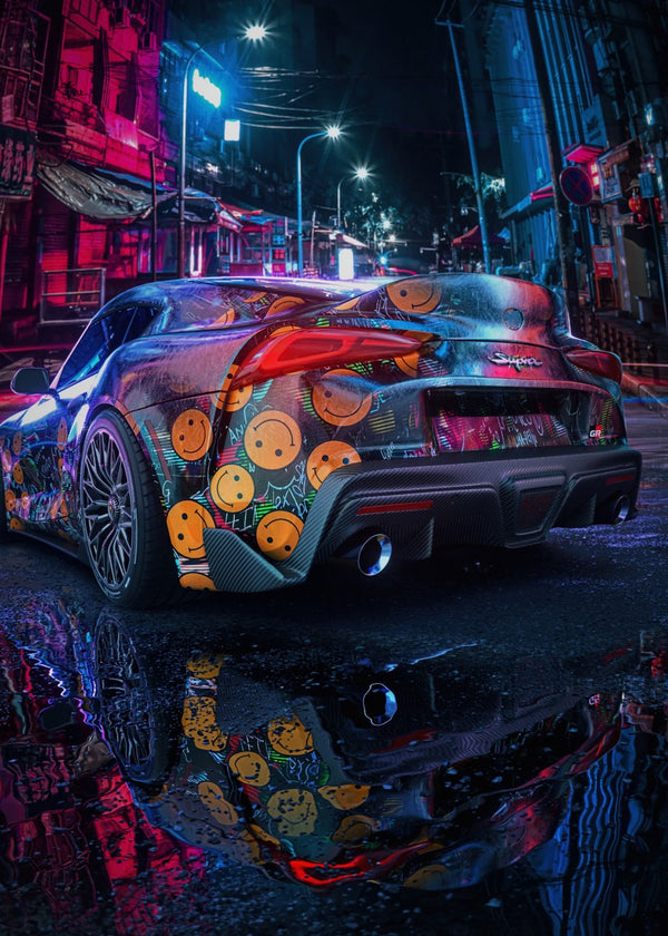 Neon Supra: Smiley Edition