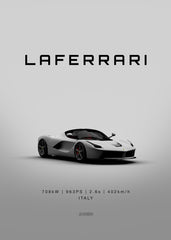 Ferrari LaFerrari White Front 