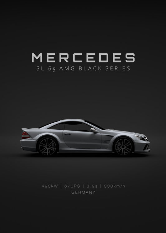 Mercedes SL 65 AMG White 