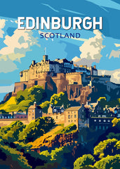 Edinburgh Castle Skyline