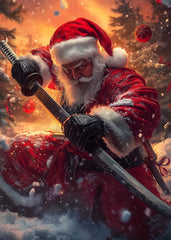 Samurai Santa's Winter Vigil